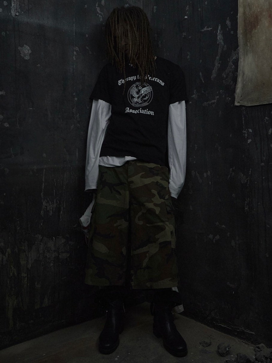【SUNDAY OFF CLUB】TOV Hand Distressed Short Sleeve