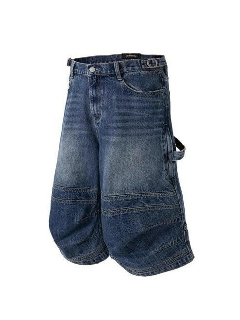 【roaringrad】CARPENTER BERMUDA DENIM PANTS