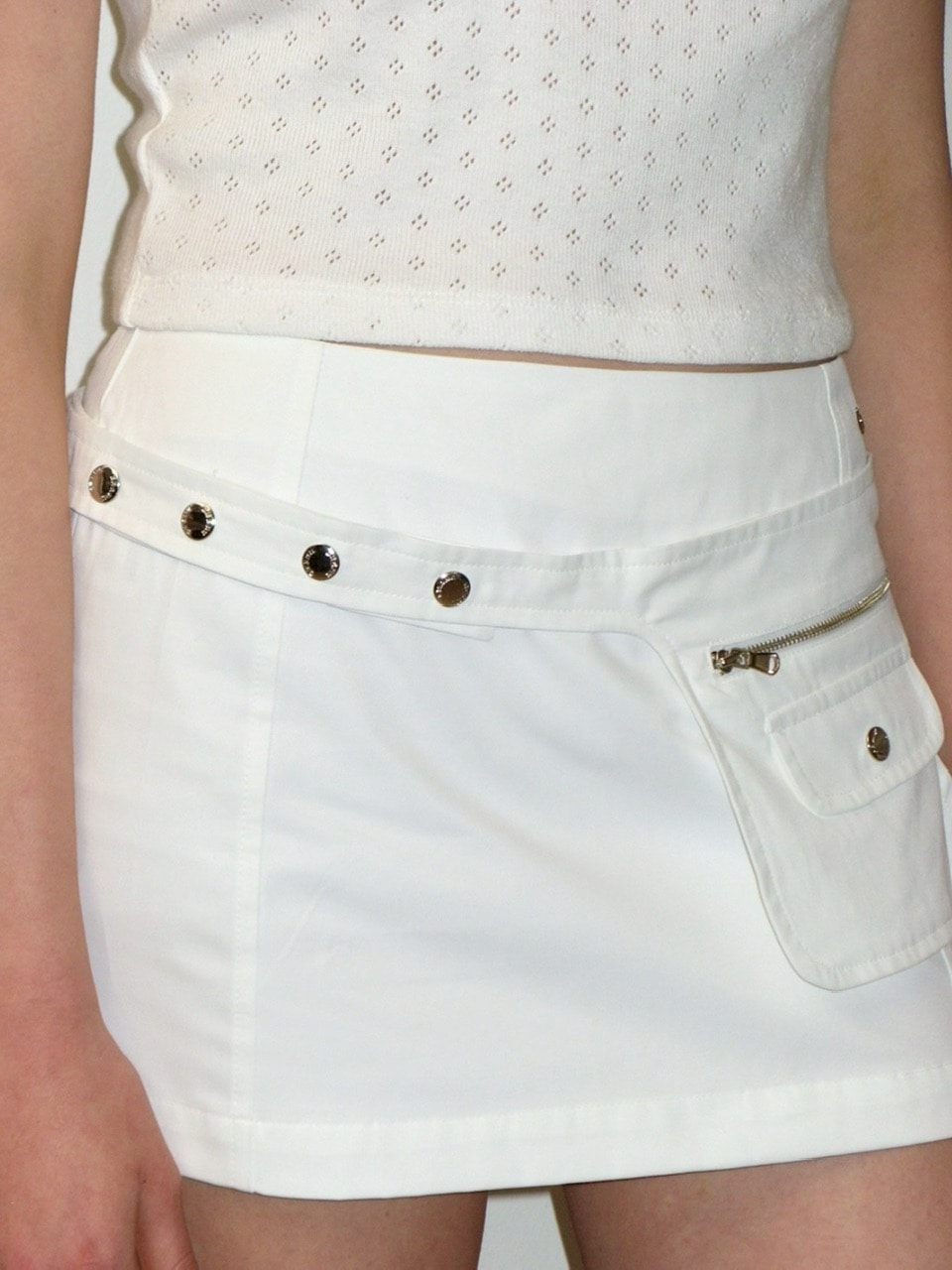 【CRANK】POCKET BELT MICRO SKIRT