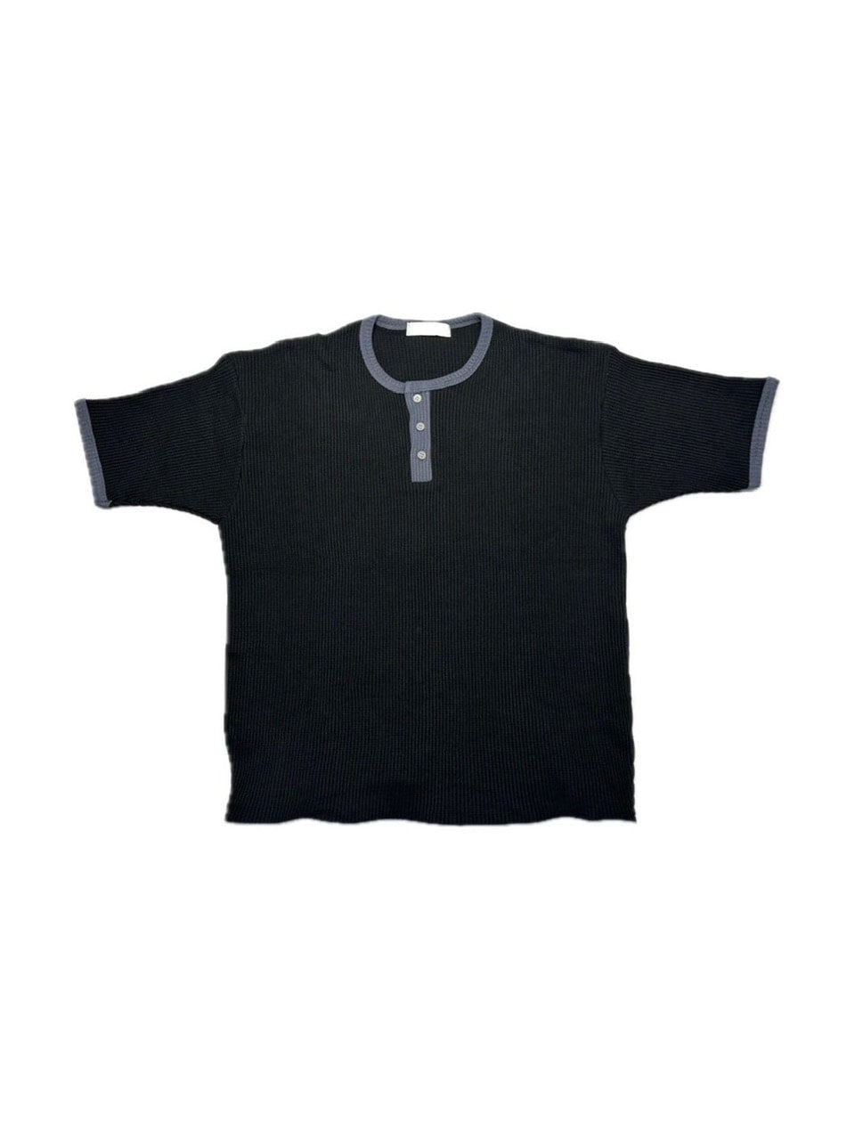 受注制【youll】henry neck waffle tee (3color)
