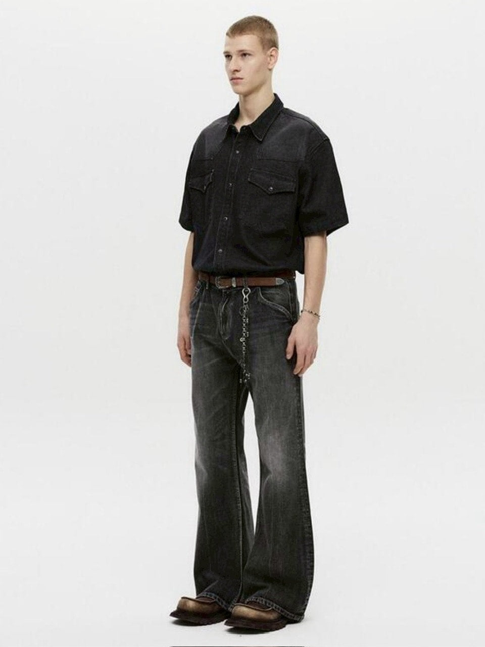 【DNSR】Western Flare Denim Pants