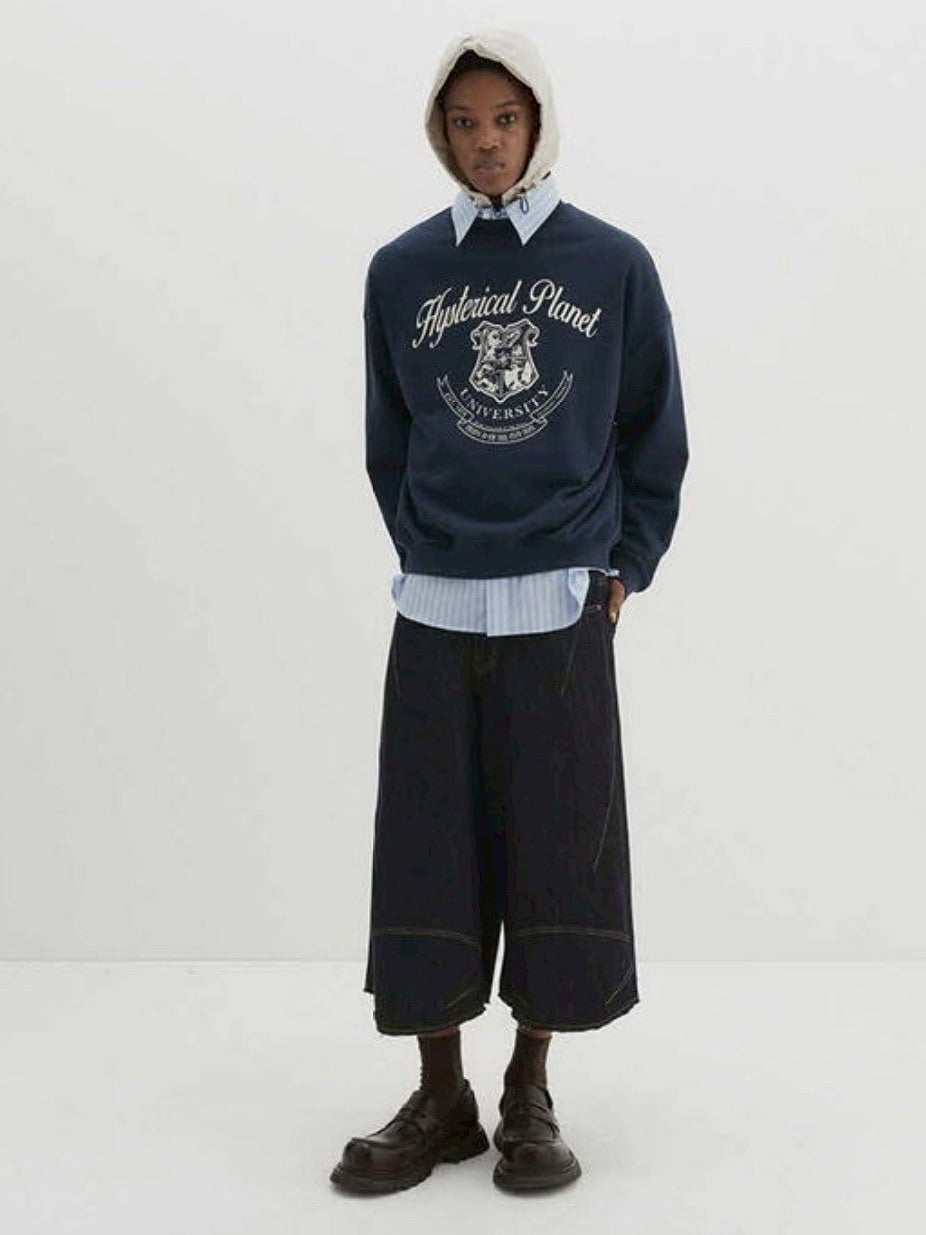 【DNSR】Multi-Dart Bermuda Denim Shorts