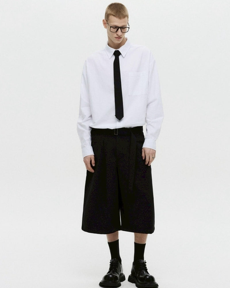 【DNSR】Belted Bermuda Slacks