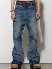 【DND4DES】MUSTACHE WASHED FLARED JEANS