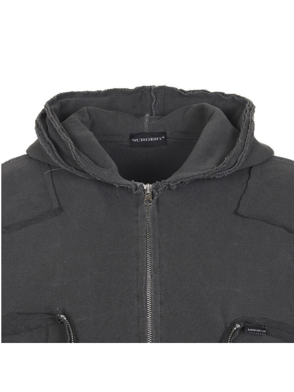 【SURGERY】surgery remake over pigment hood jacket VER.2 / 【サージェリー】リメイクオーバーサイズピグメントジップパーカー