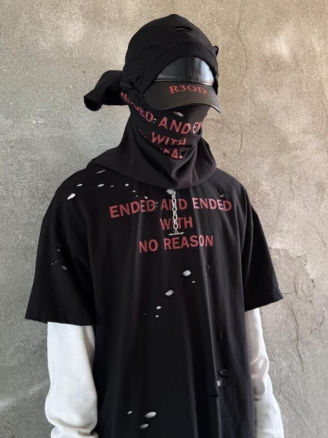 【roaringrad】DAMAGE LETTERING T-SHIRTS / 【ロアリングラド】ダメージロゴ半袖Tシャツ