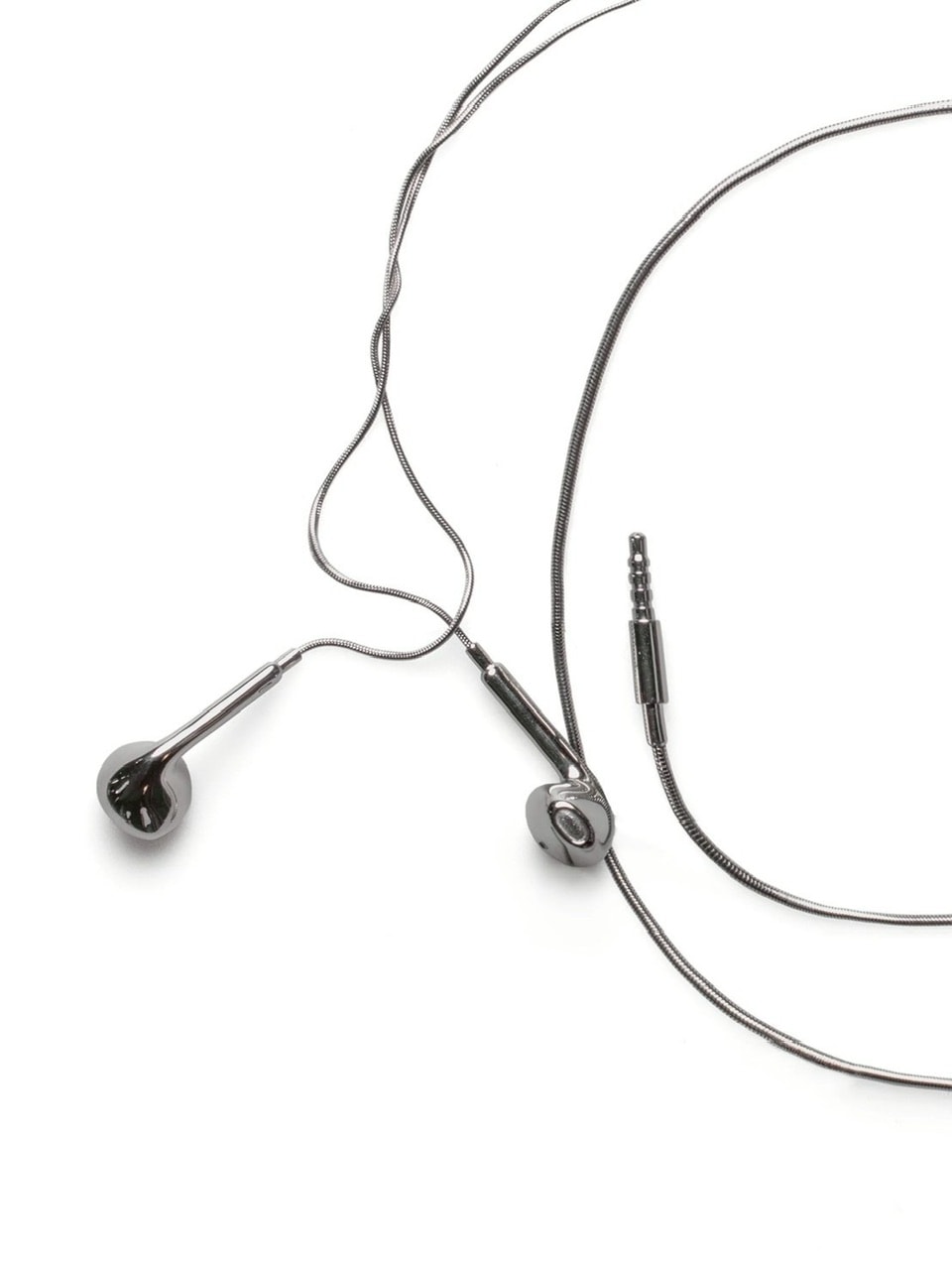 【RACER WORLD WIDE】RacerPods Necklace / 【レーサーワールドワイド】イヤフォンデザインシルバーネックレス