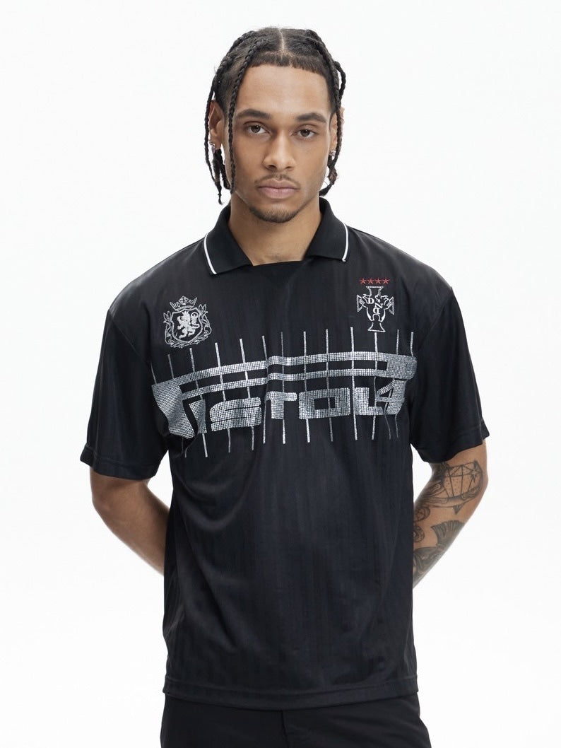 【DND4DES】SLOGAN DIAMOND FOOTBALL SHIRT