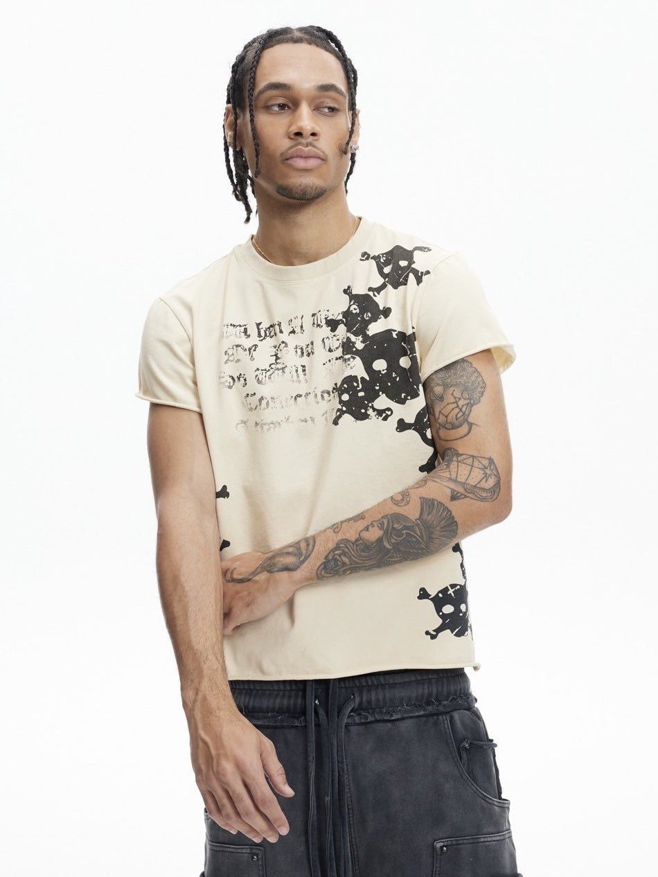 【DND4DES】SKULL WAISTCOAT T-SHIRT