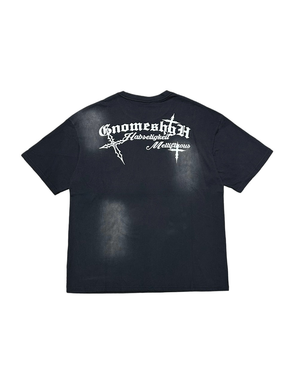 受注制【Never mind the XU】dirty cross print tee (2color