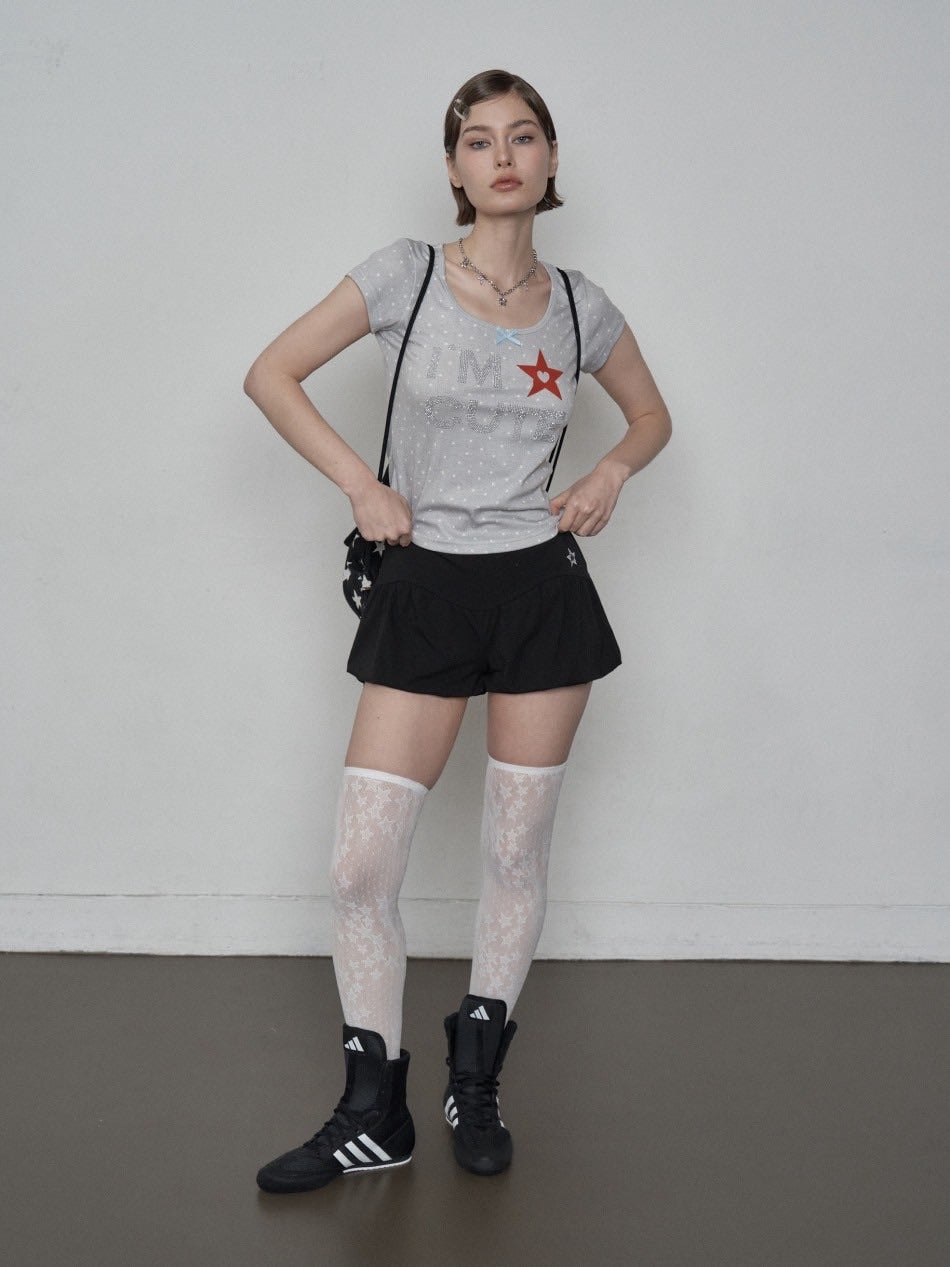 【SETUP‐EXE】I'M CUTE TOP / 【セットアップエグゼ】アイムキュート半袖Tシャツ