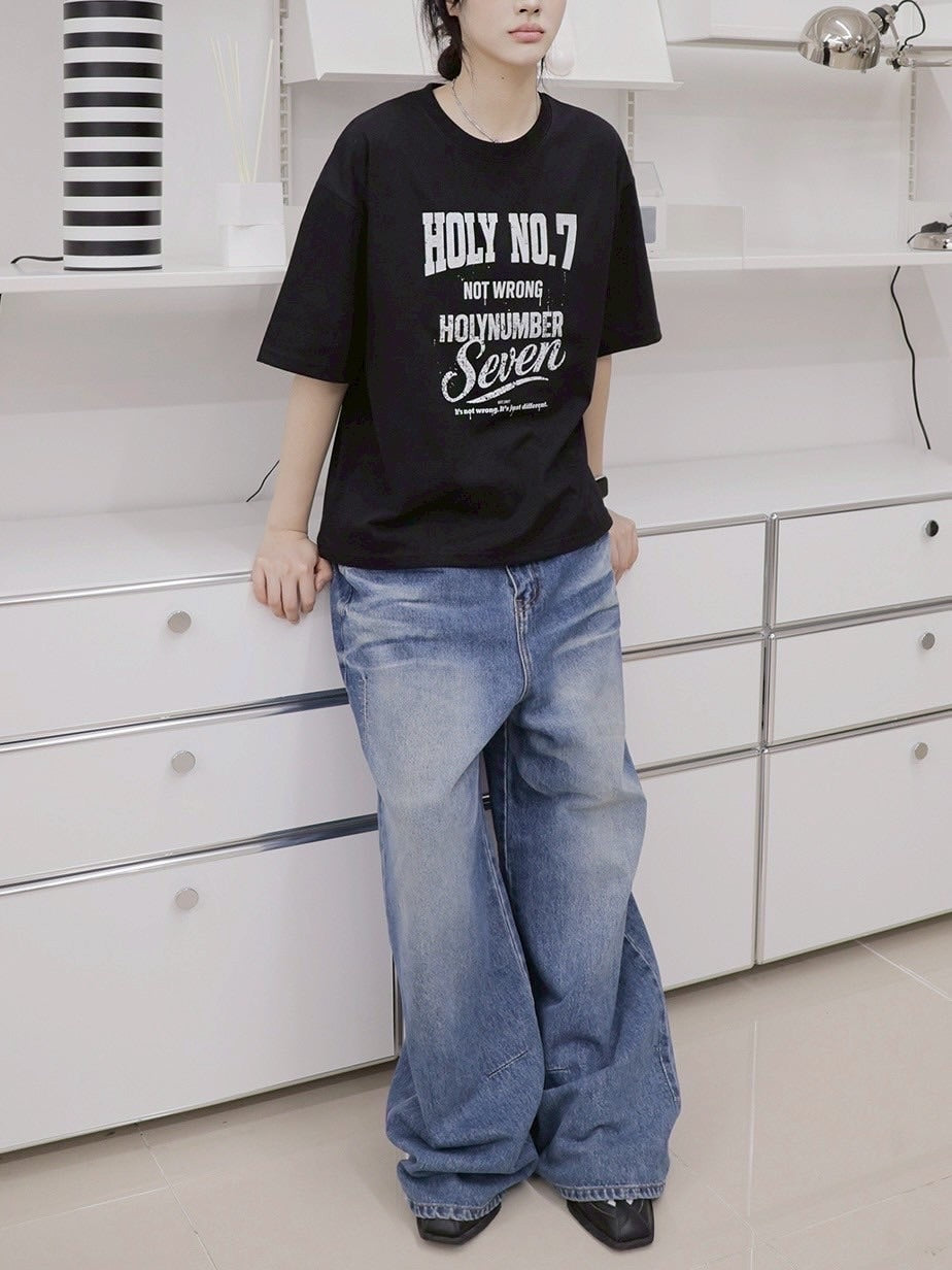 【HOLY NUMBER 7】Graphics Archive Short Sleeve T-Shirt 8 / 【ホーリーナンバー セブン】グラフィックアーカイブ半袖Tシャツ