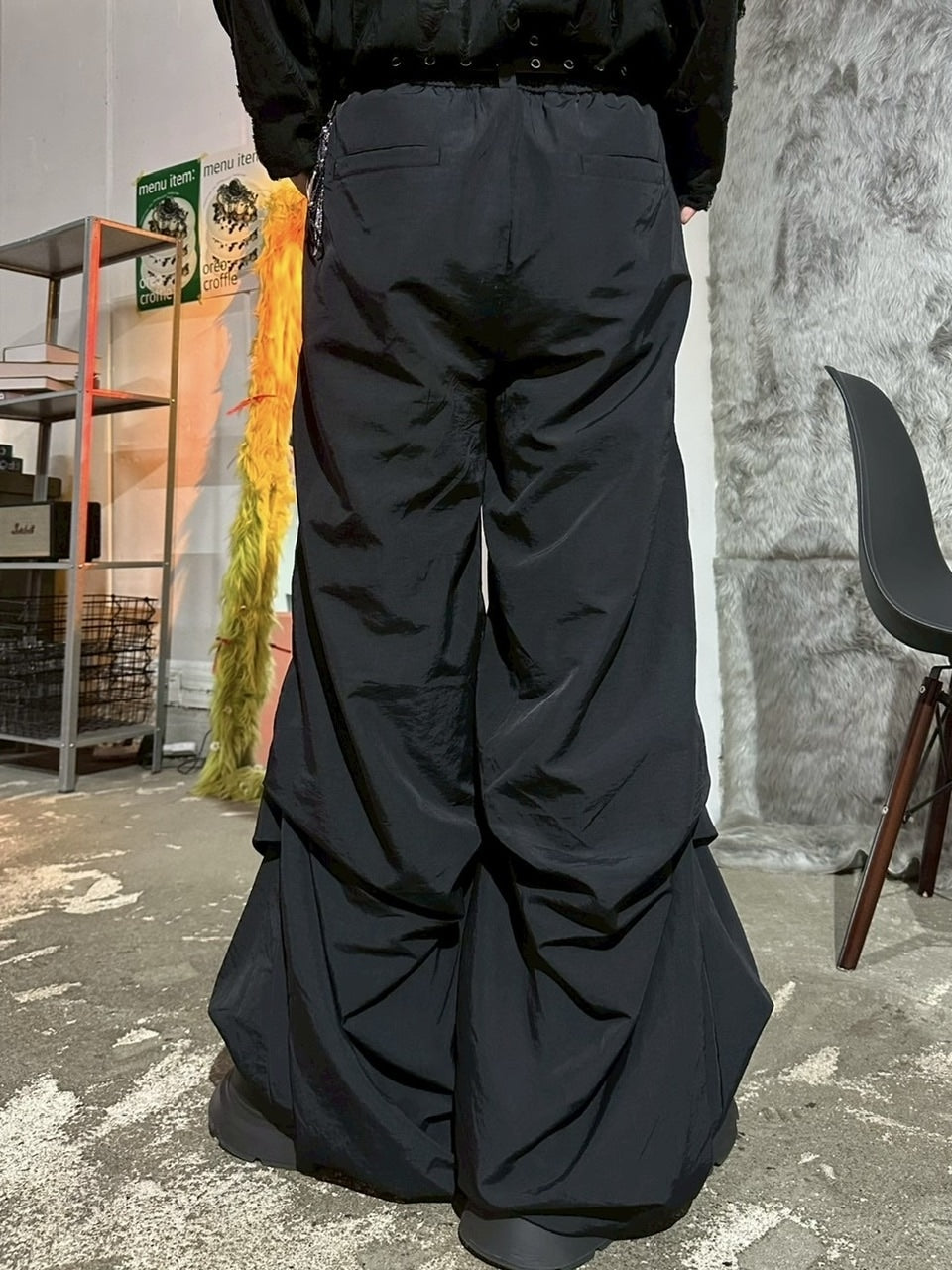 国際配送【LUV CODE】wide tuck pants