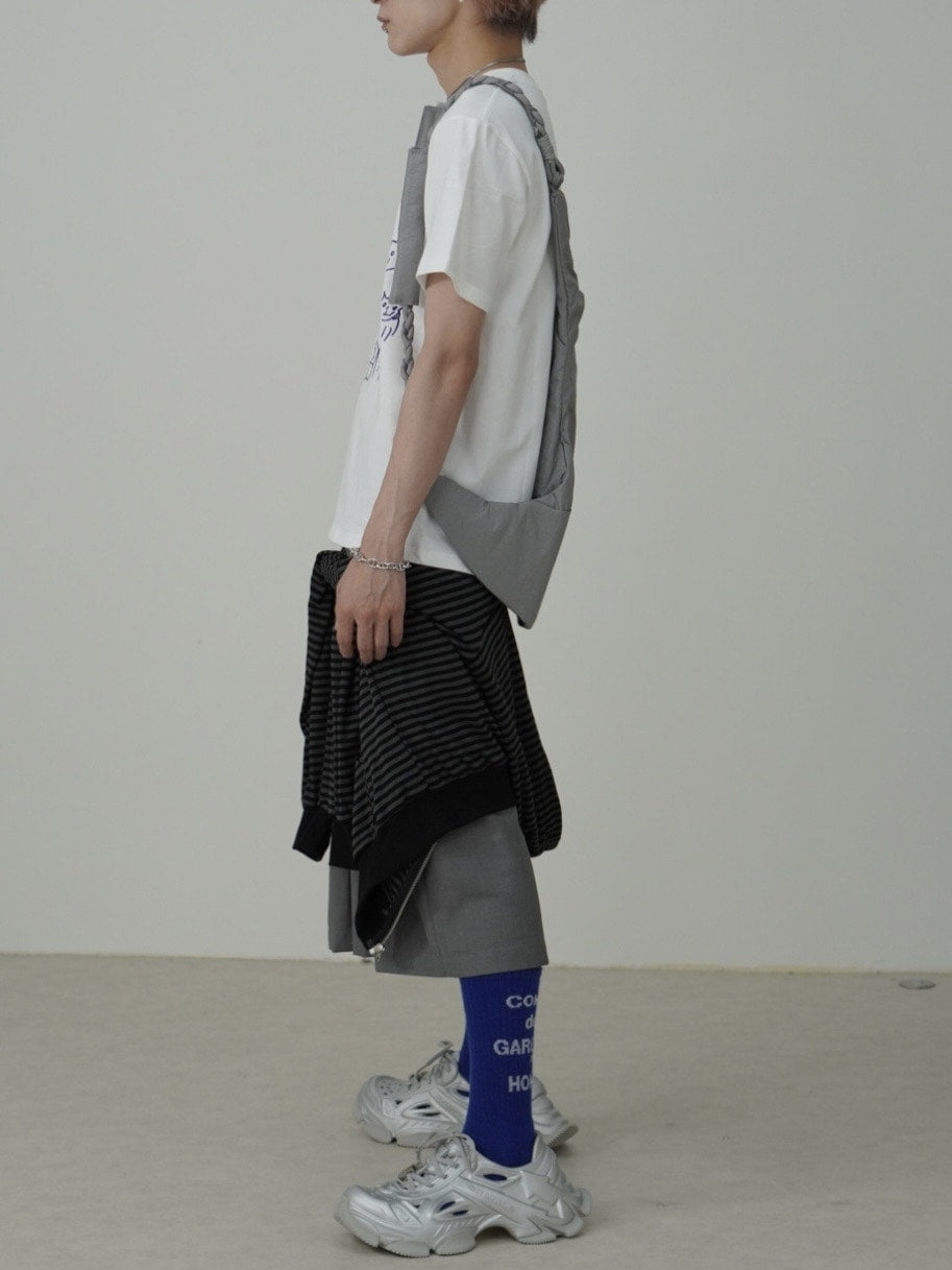 国際配送【Nerd out XU】lots of neko tee / 【ナードアウトエックスユー】キャットプリント半袖Tシャツ