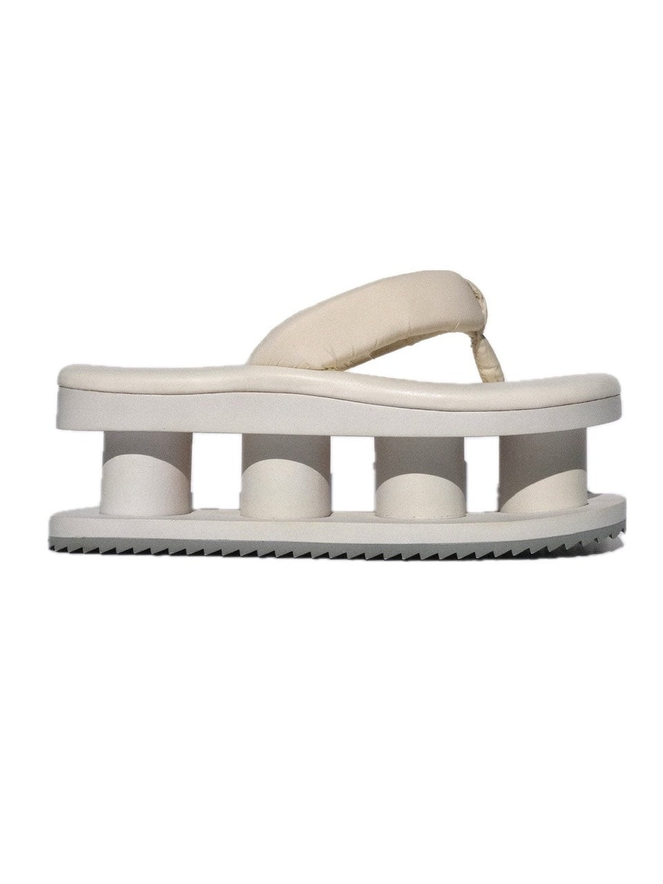 【ESQAPE】WOODEN PLATFORM SANDAL / 【エスケープ】厚底プラットフォームサンダル