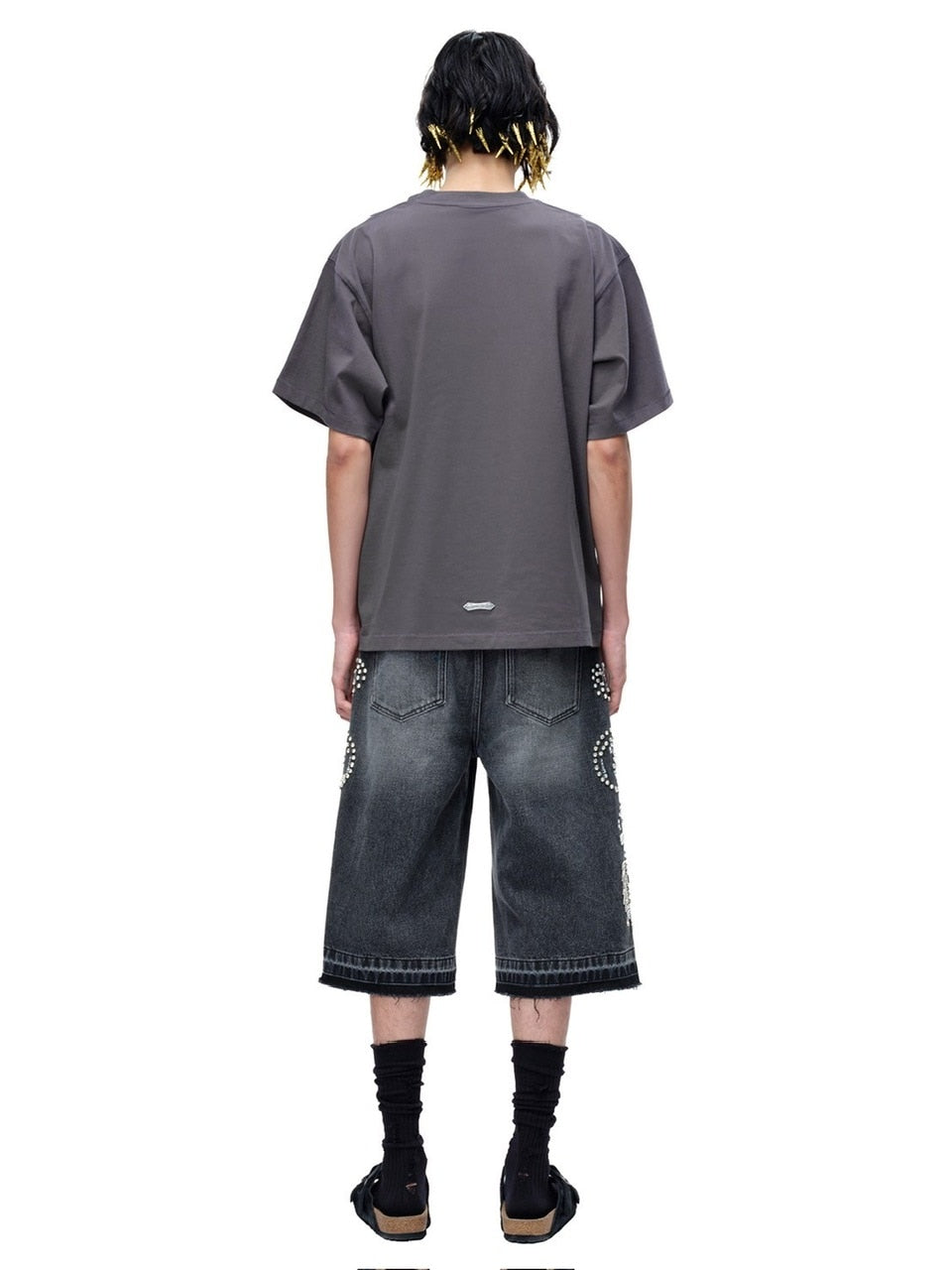 【The Boy Has No Patience】LUMINOUS DAWN PHANTOM SWORDSHIELD TEE / 【ザボーイハズノーペーシェンス】パールグラフィックメタルロゴ半袖Tシャツ