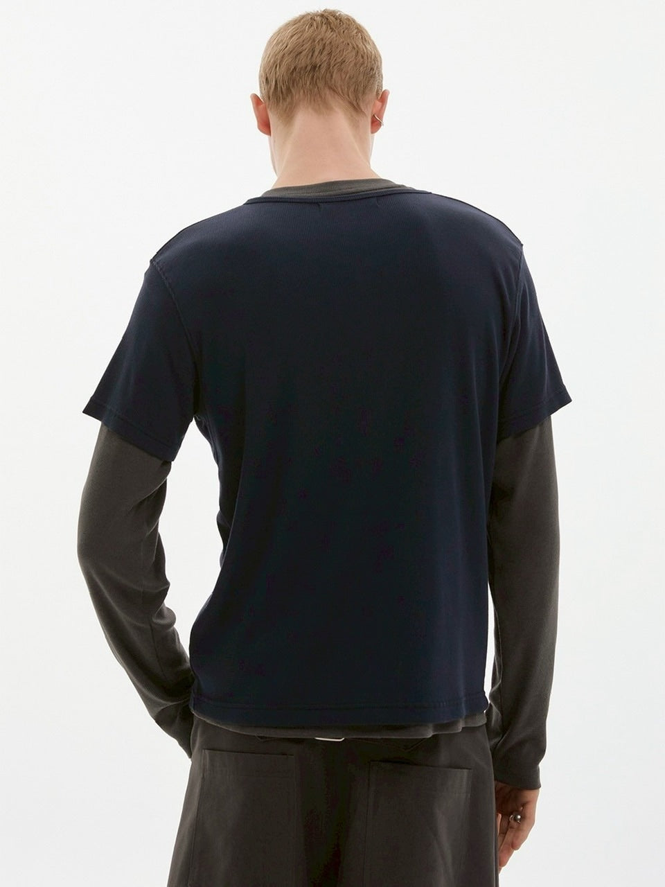 【ESC STUDIO】soft double t-shirt/ 【イーエスシーステュディオ】ソフトダブル長袖Tシャツ