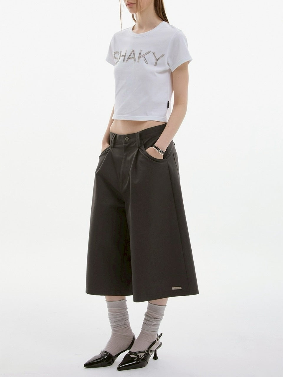 【ESC STUDIO】B.B.B pants/ 【イーエスシーステュディオ】B.B.Bショートパンツ