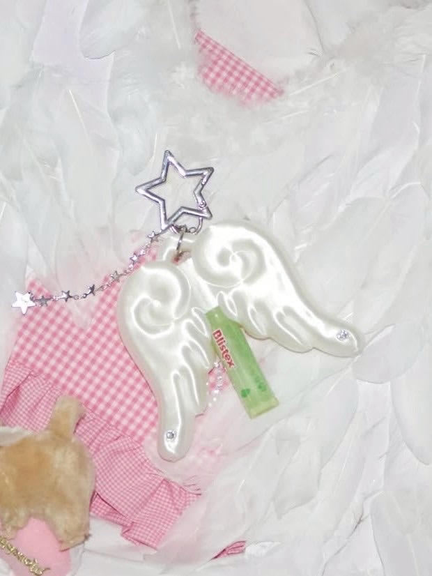 【EVERYTHINGS】CUPID'S WINGS / 【エブリシングス】キューピッドウィングリップケースキーリング