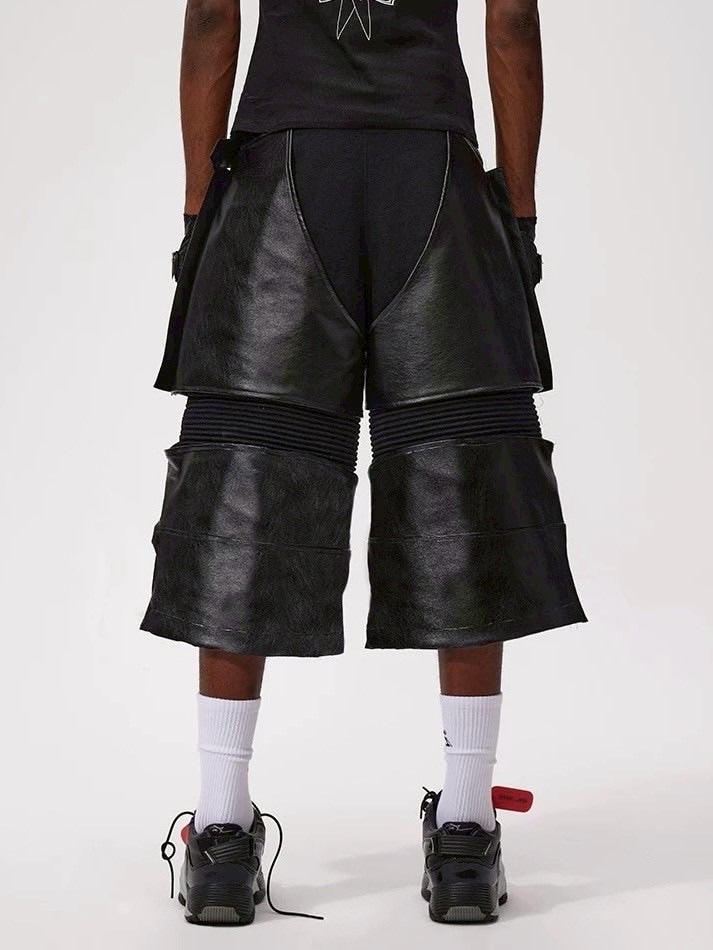 Fourth3ex】Western Denim Patchwork Cropped Pants – PRESSING WEB SHOP