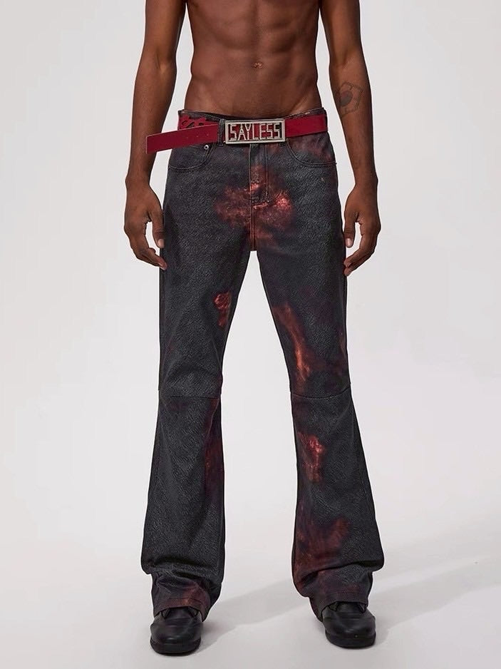 【Fourth3ex】Archive-3D Printed Lava Pants / 【フォースセックス】ブラッドブリーチパンツ