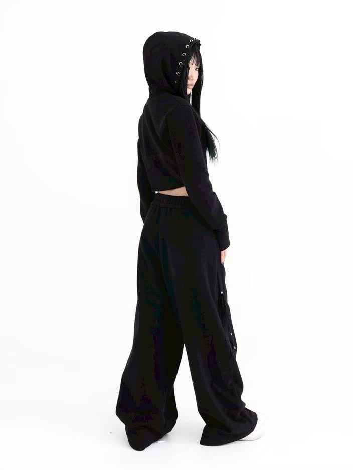 【KAIYA】tie me up sweatpants / 【カイヤ】タイミーアップスウェットパンツ