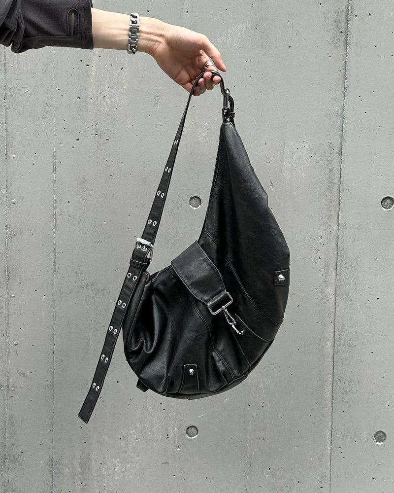 大阪店WEB限定受注制【Chikashitsu +】vintage eyelet shoulder bag / 【チカシツプラス】ビンテージアイレットショルダーバッグ