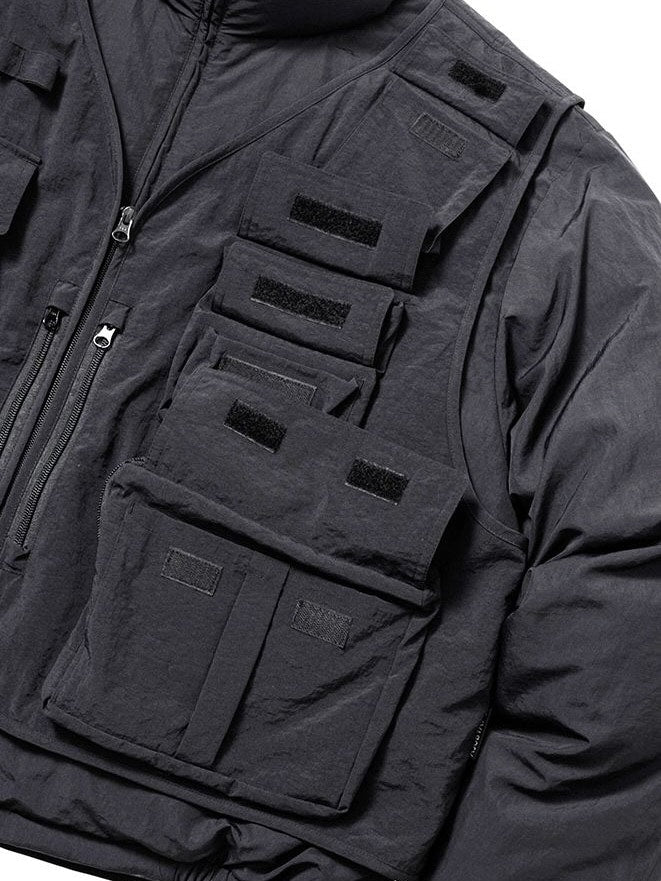 【AJOBYAJO】Cargo Vest Layered Padded Jacket / 【アジョバイアジョ】カーゴベストレイヤードパディッドジャケット