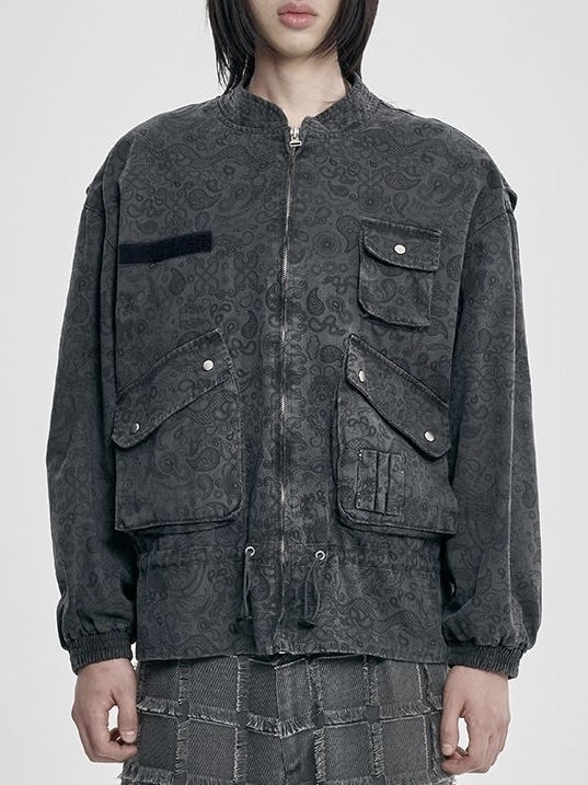 【AJOBYAJO】Vintage Washed Paisley String Jacket / 【アジョバイアジョ】ヴィンテージウォッシュドペイズリーストリングジャケット