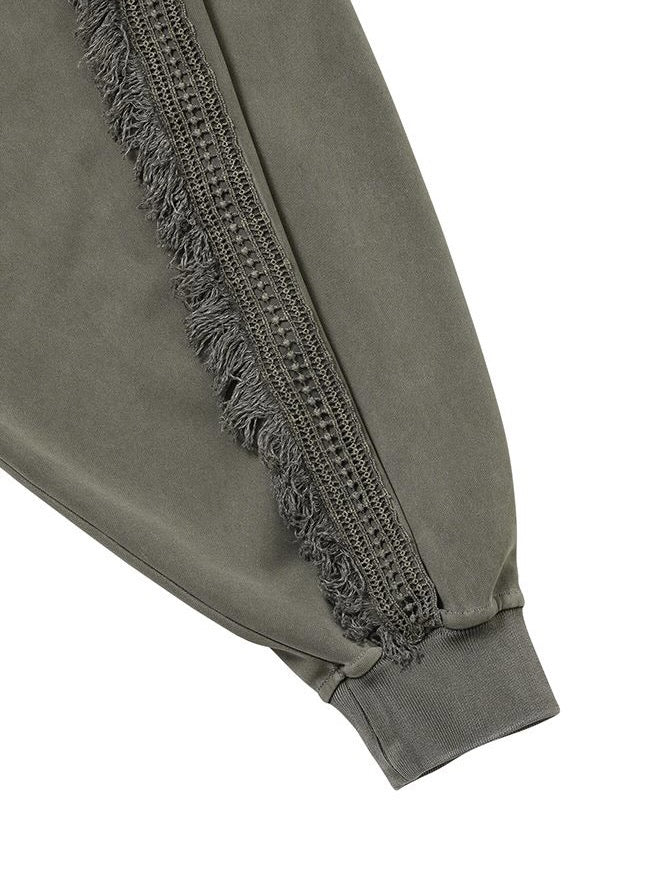 【AJOBYAJO】Lace Trimming Raglan Track Jacket【アジョバイアジョ】レーストリミングラグラントラックジャケット