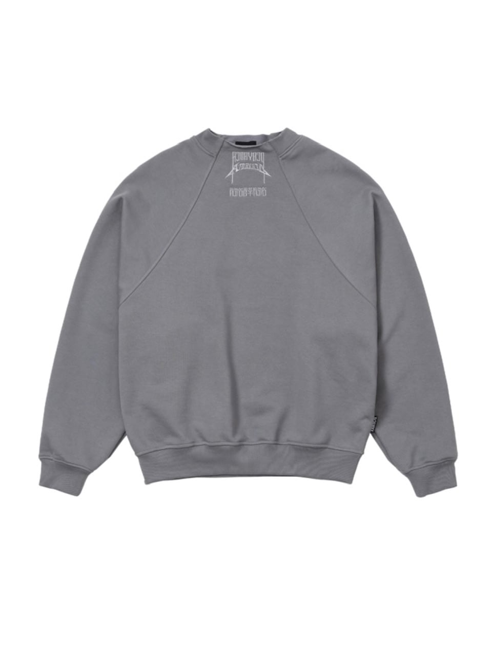 【AJOBYAJO】Raglan High Neck Arch Logo Sweatshirt / 【アジョバイアジョ】ラグランハイネックアーチロゴスウェットシャツ