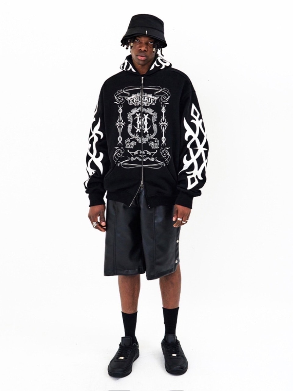 【E RIN AI E】NOUVEAU SNAP BERMUDA PANTS