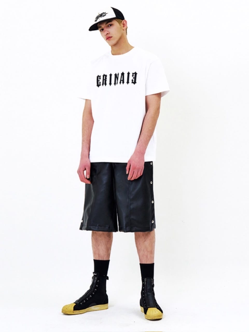 【E RIN AI E】METALLIC TRIBAL SHORT SLEEVE TEE