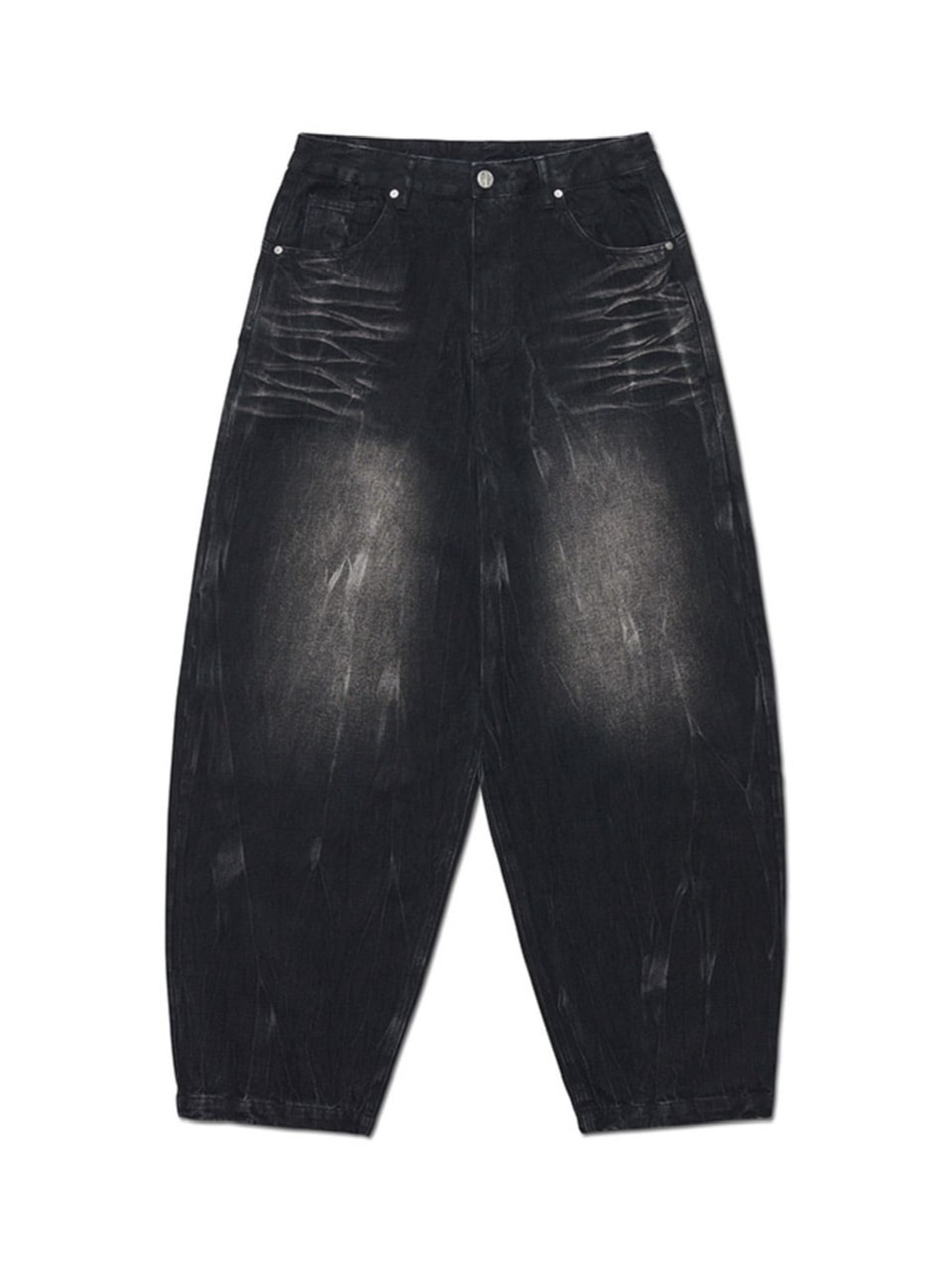 【NOMANUAL】 WASHED JUMBO DENIM PANTS