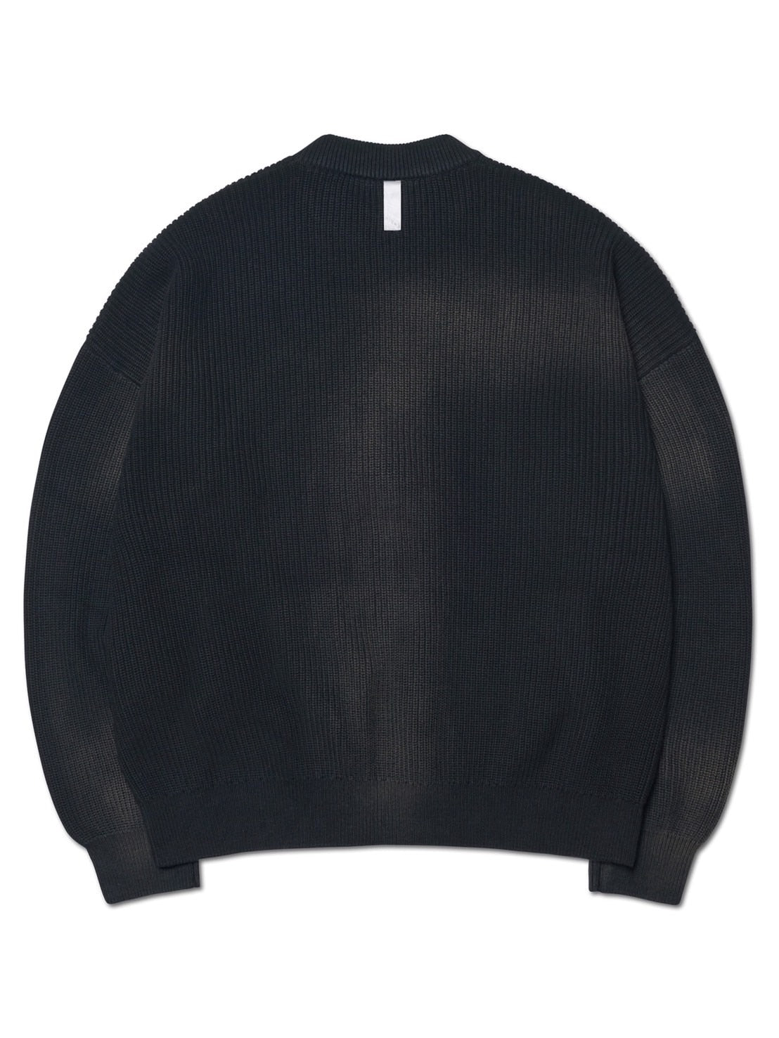【NOMANUAL】SPRAY DYEING KNIT ZIP-UP