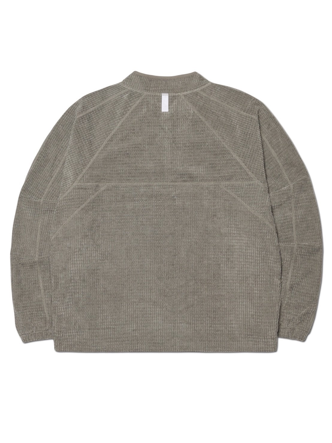 【NOMANUAL】HEAVY WAFFLE HALF ZIP-UP