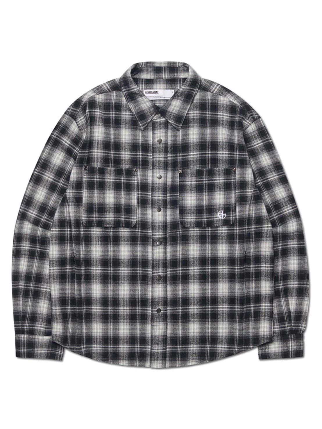 【NOMANUAL】FLANNEL CHECK SHIRT JACKET