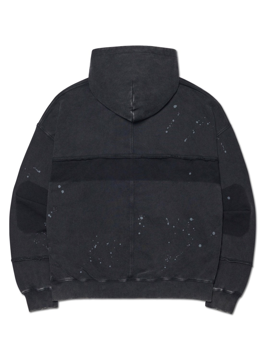 【NOMANUAL】DETACHED PATCH HOODED ZIP-UP