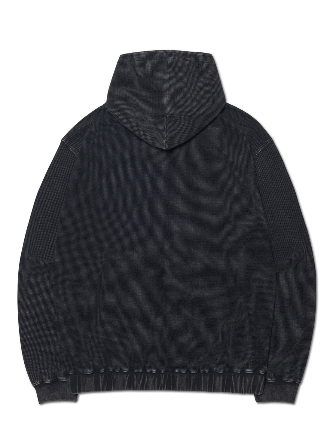 【NOMANUAL】VINTAGE WAFFLE HOODED ZIP-UP