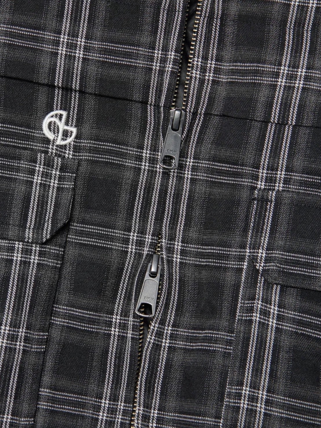 【NOMANUAL】CHECK HOODED JACKET