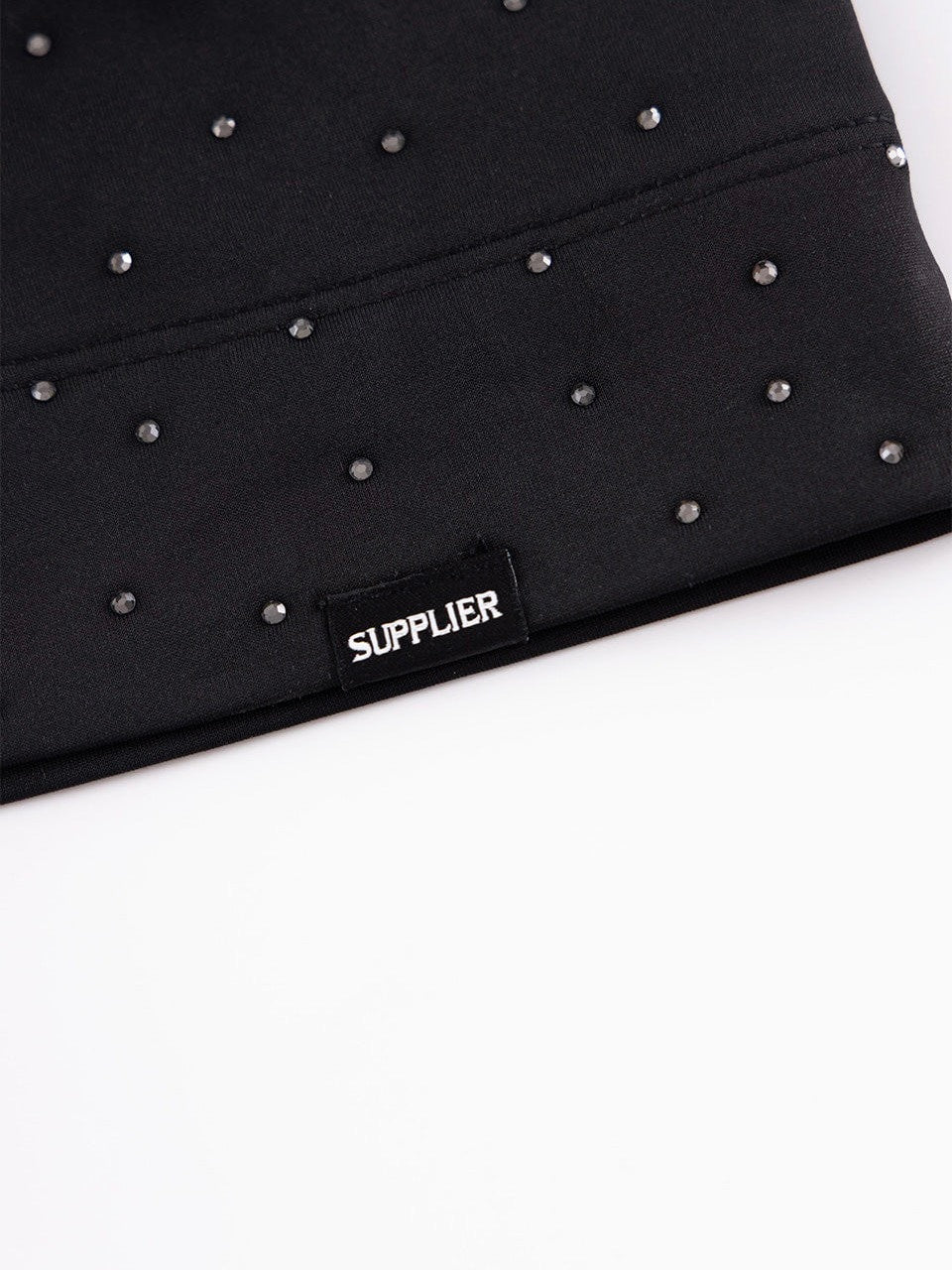 【SUPPLIER】Rhinestone Skull Cap Beanie / 【サプライヤー】ラインストーンキャップビーニー