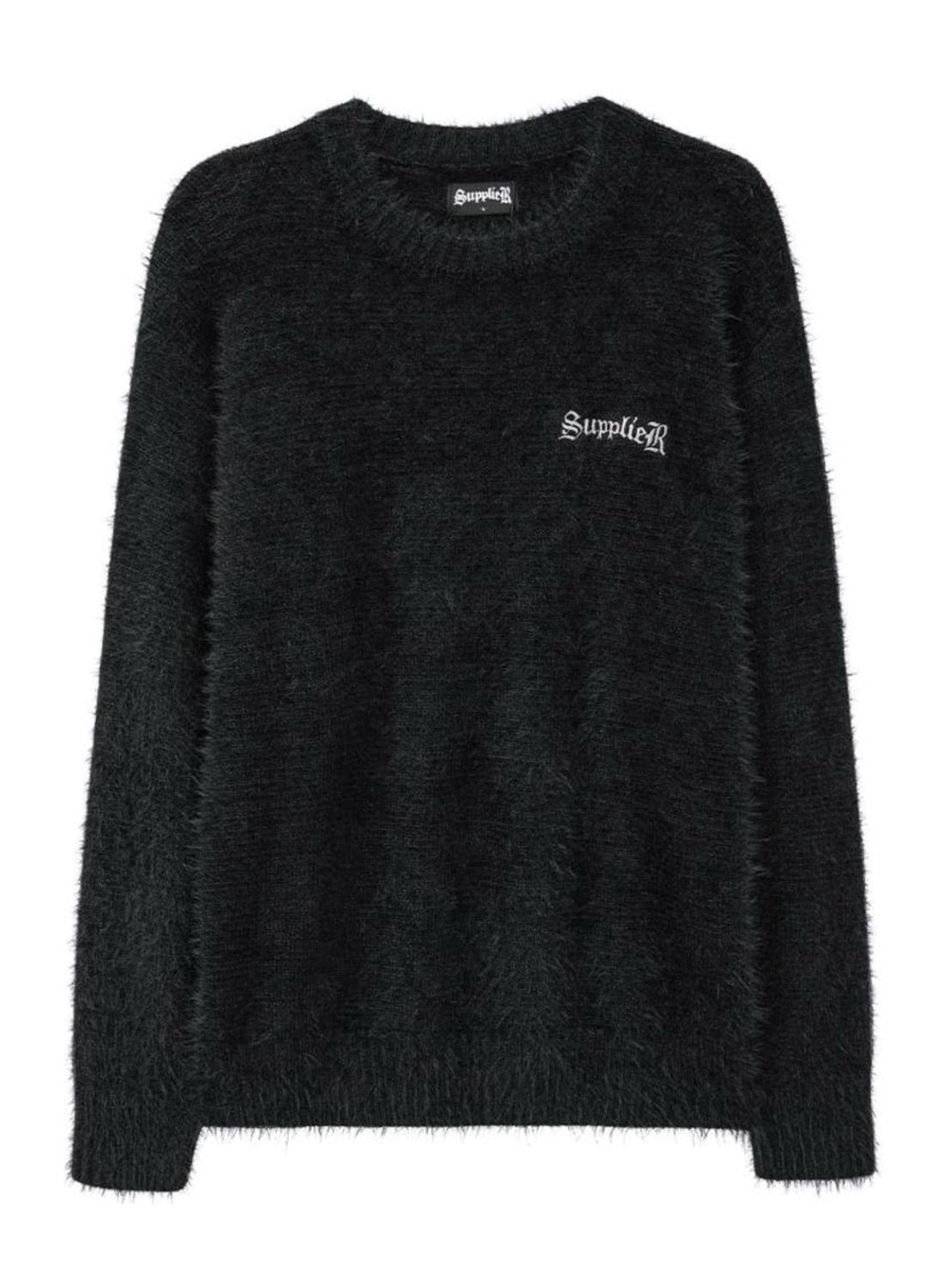 【SUPPLIER】Cross Shaggy Knit / 【サプライヤー】クロスロゴシャギーニット