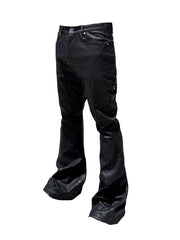 【BEBOF】Leather like flare pants / 【ビーボフ】レザーライクフレアパンツ