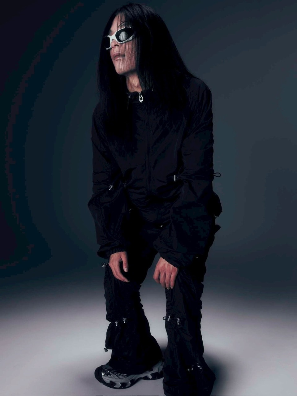 【DIG YOUR OWN GRAVE】SYN-EDGE PANTS /【ディグユアオウングレイブ】テックフレアパンツ