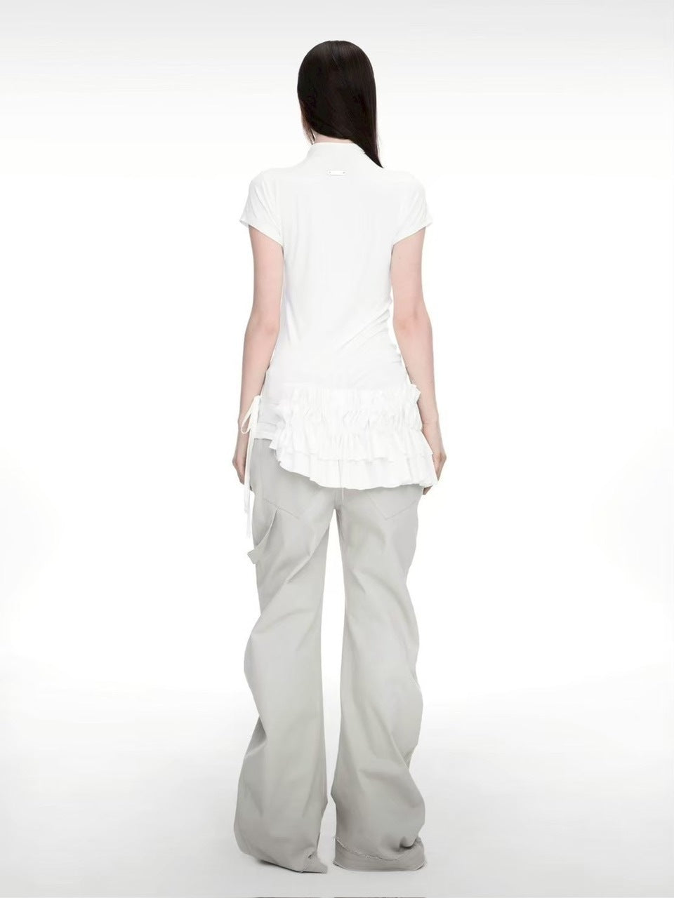 【NACHE】2-WAY PRINTED SLIM T-SHIRT