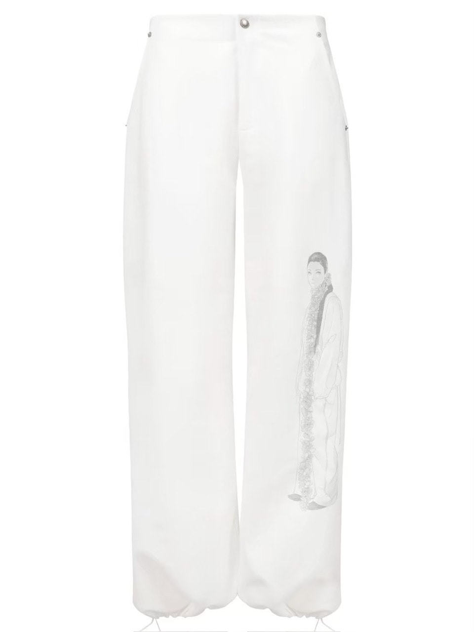 【NACHE】DRAWING SWEAT PANTS (UNISEX)