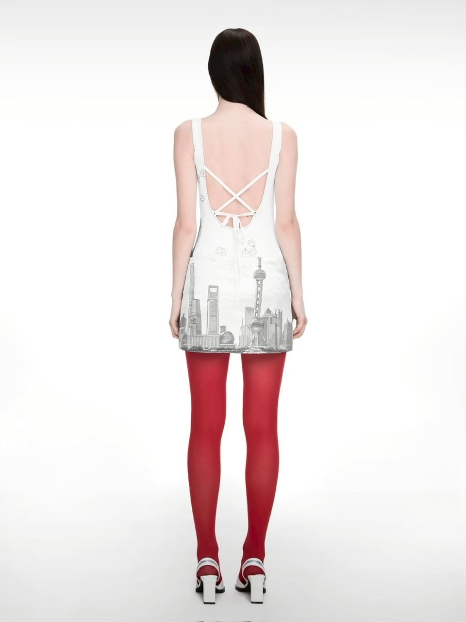 【NACHE】DRAWING SKIRT PANTS