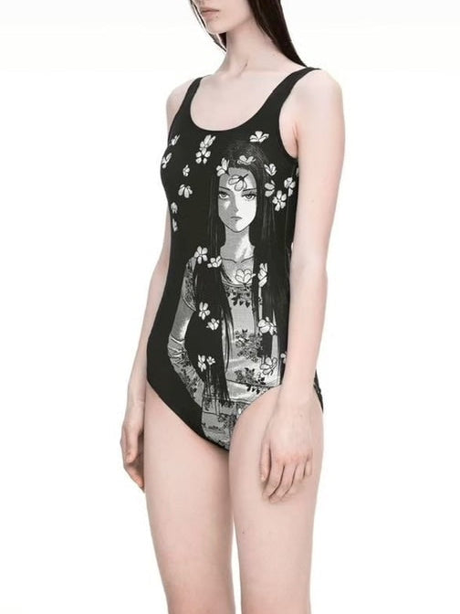 【NACHE】DRAWING SWIM SUIT