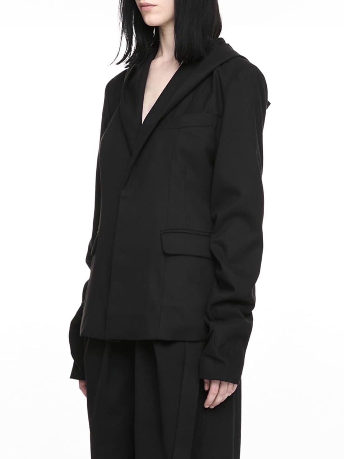 【NACHE】MAGNETIC HOODIE BLAZER