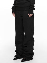【NACHE】REVERSE COTTON PANTS